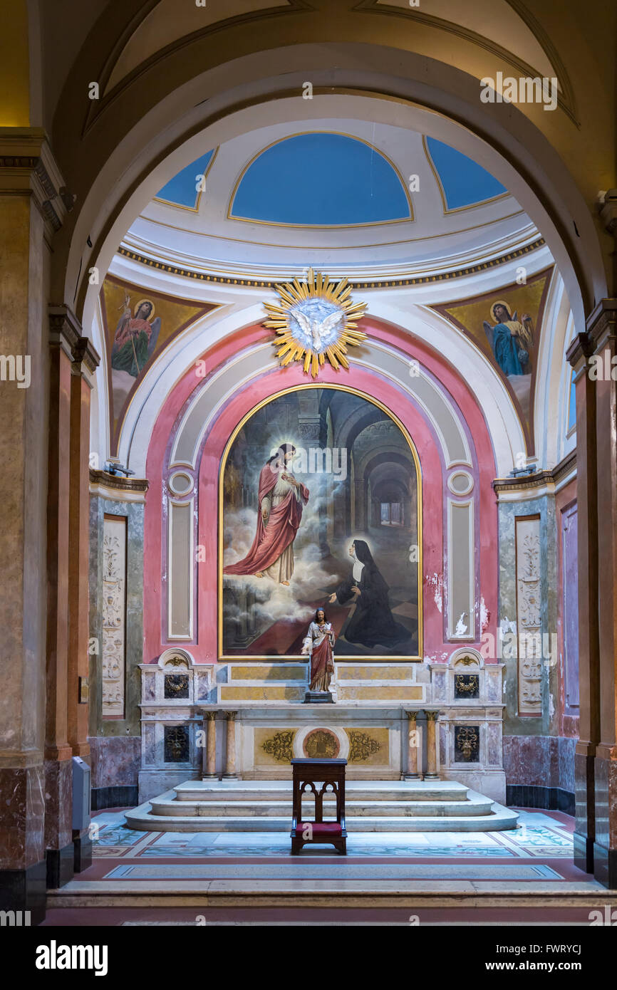 La Cattedrale Metropolitana interno spazi di culto in Buenos Aires, Argentina, Sud America. Foto Stock