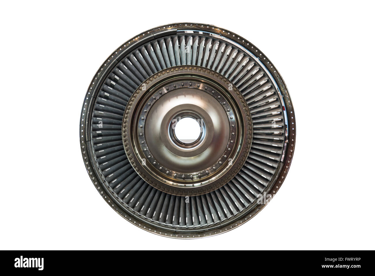 Visualizza i dettagli di motore a getto al Singapore Air Show 2016 Foto Stock