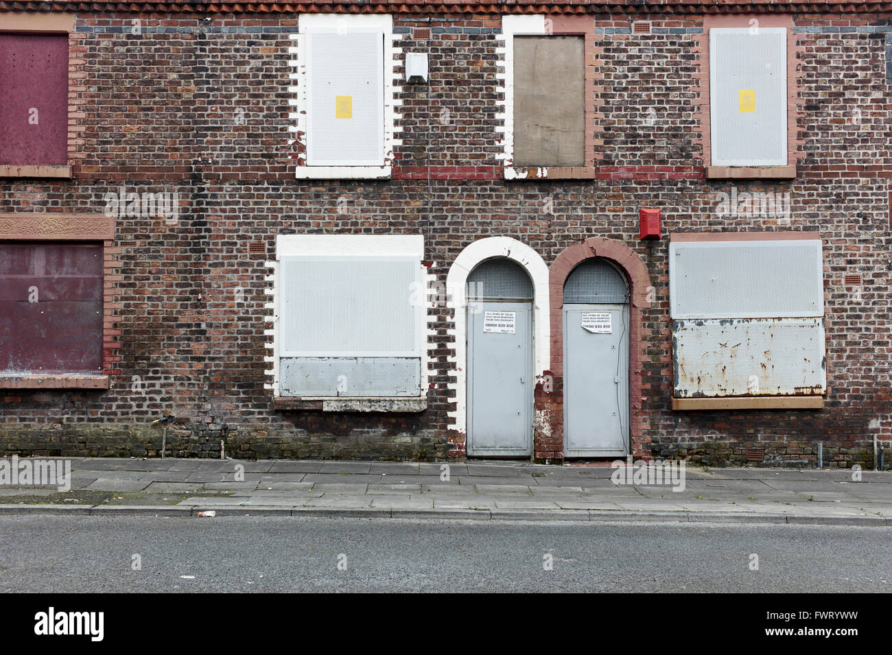 Kinmel Street, Liverpool 8 Foto Stock