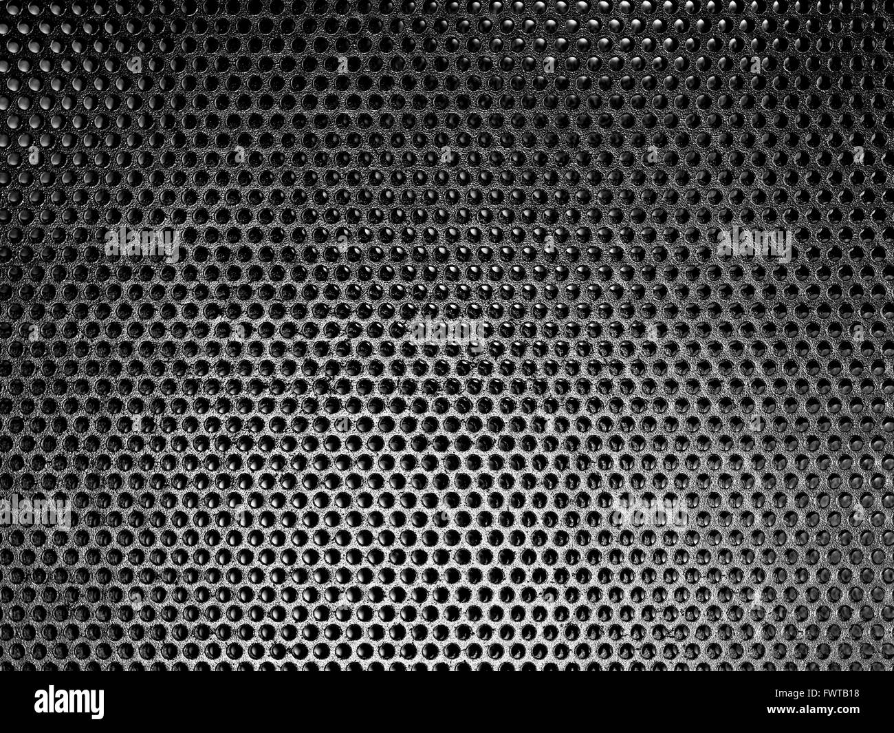 Ferro nero Grill e il substrato dalla griglia come sfondo Foto Stock