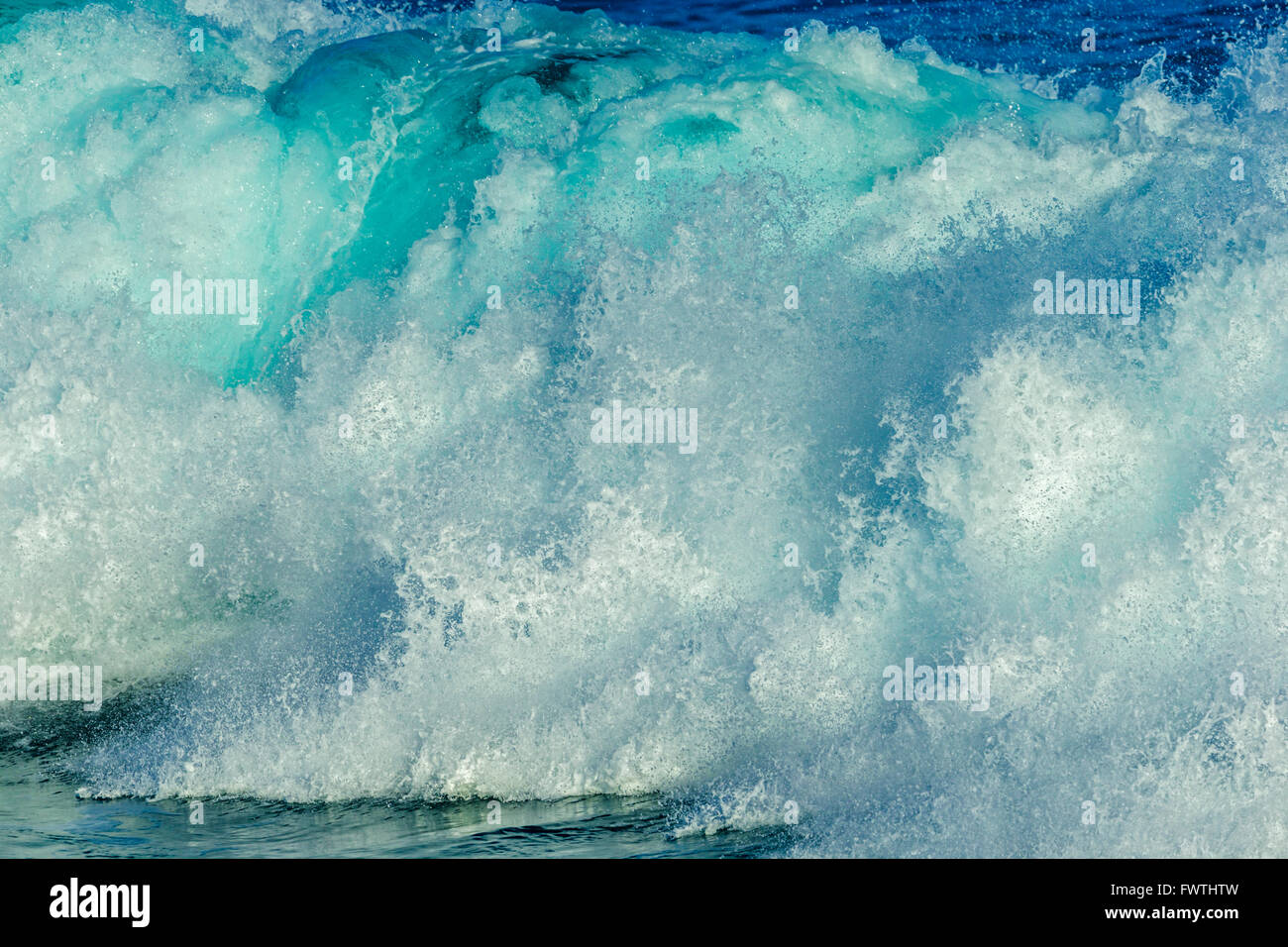 Le onde a Ho'okipa Beach Park, Maui Foto Stock