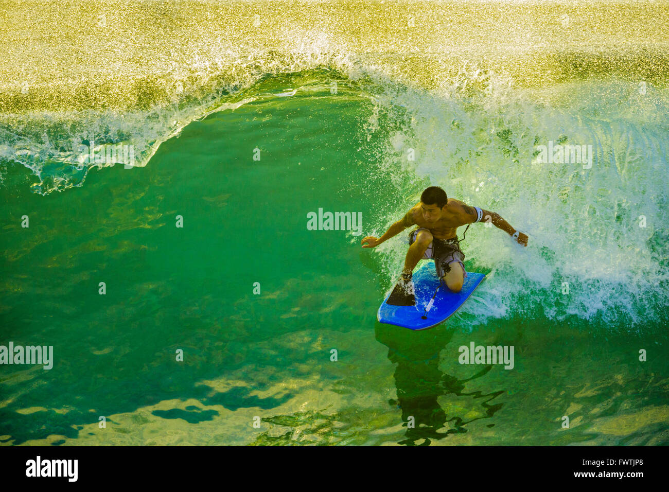 Surf a Maui Foto Stock