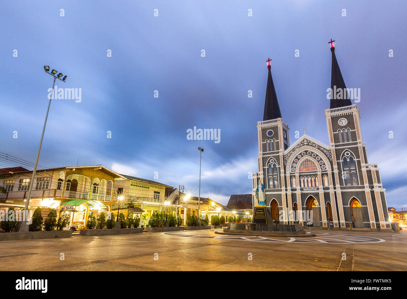 La Cattedrale dell Immacolata Concezione, Chanthaburi, Thailandia Foto Stock