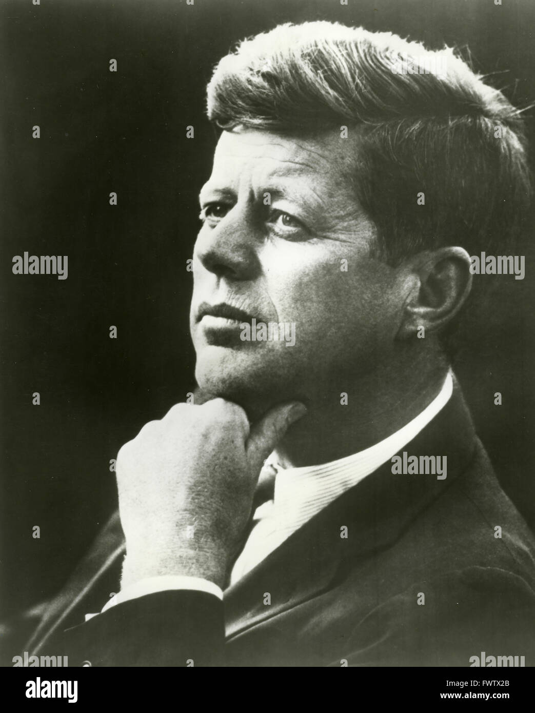 Il presidente americano John Fitzgerald Kennedy Foto Stock