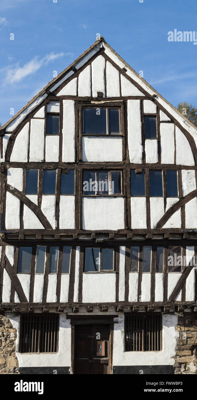 La struttura di legno edificio sul Quayside, Newcastle upon Tyne, England, Regno Unito Foto Stock