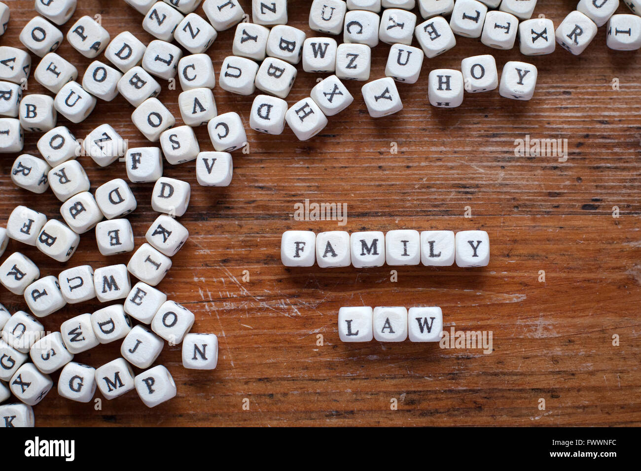 diritto di famiglia Foto Stock