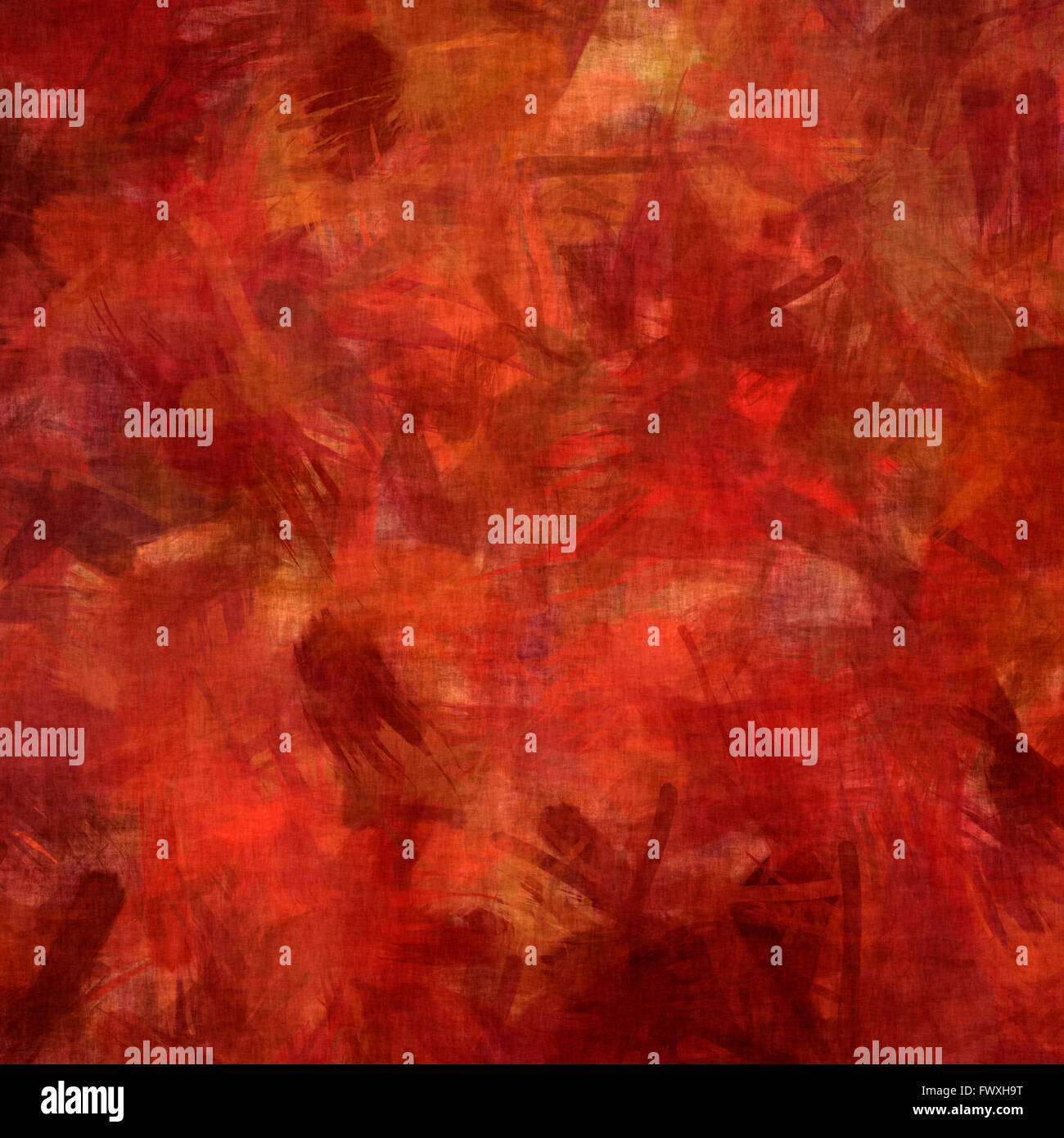 Abstract,pittorica in background i rossi e i toni di colore arancione. Foto Stock
