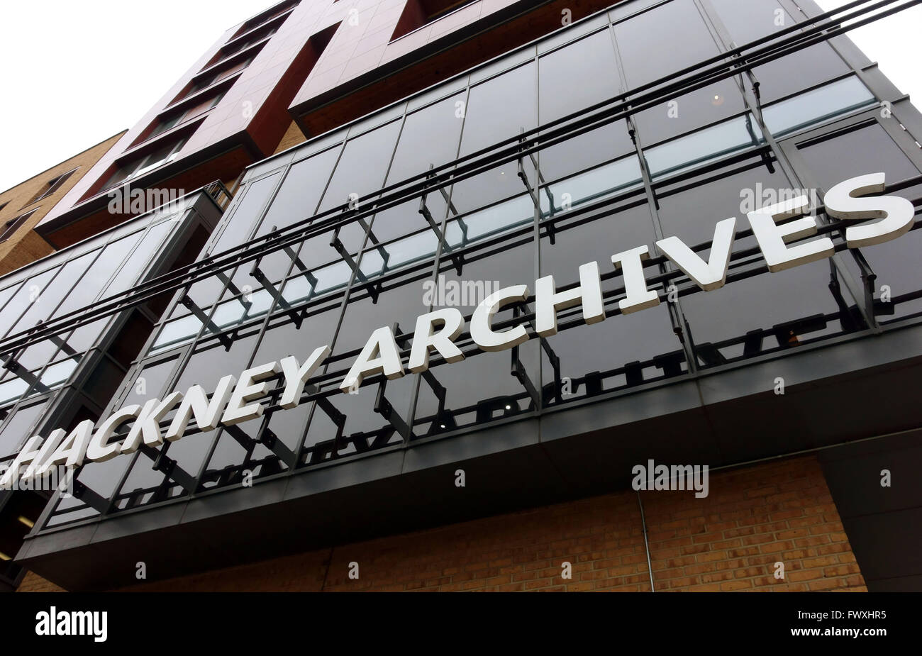 Archivi di Hackney, Dalston, Londra Foto Stock