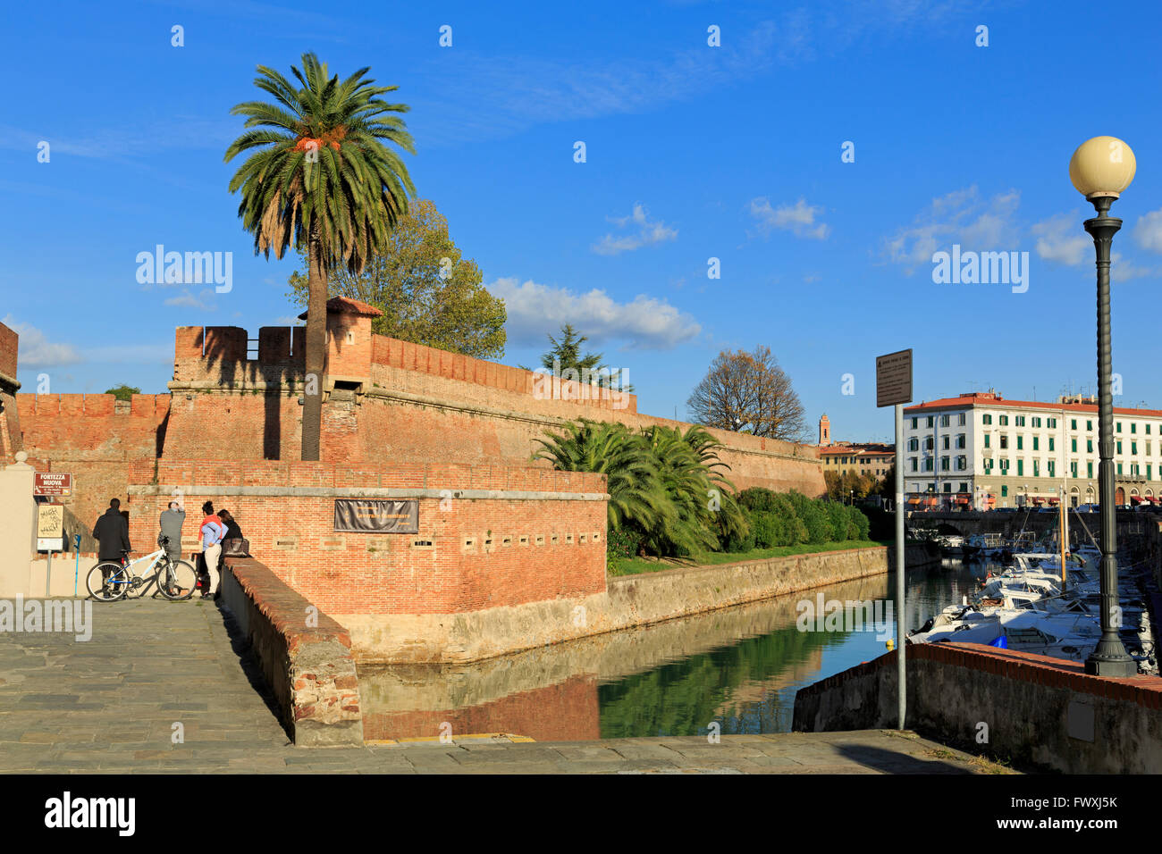 Nuova Fortezza, Livorno, Toscana, Italia, Europa Foto Stock