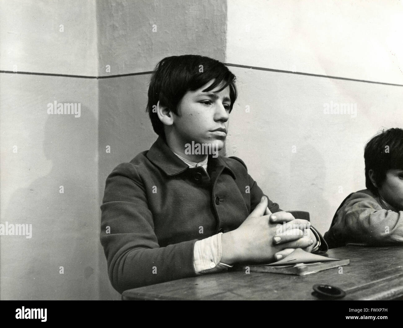 Maurizio Coletta come Garrone per il film per la televisione di cuore, Italia 1984 Foto Stock