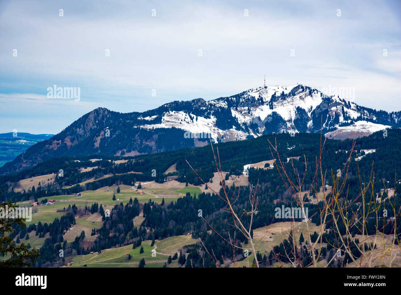 Bellissimo paesaggio di montagna Foto Stock