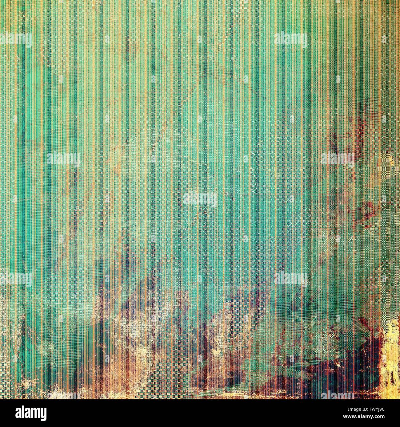 Arte grunge texture - per il design creativo o scrapbook. Con diverse configurazioni di colore: giallo (beige); marrone; verde; blu; viola (viola) Foto Stock