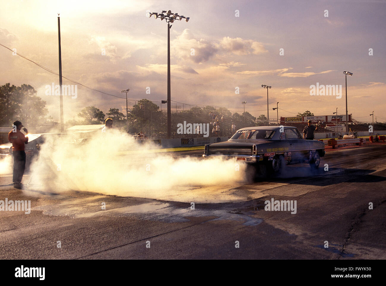 Drag racing in Florida degli anni novanta Foto Stock