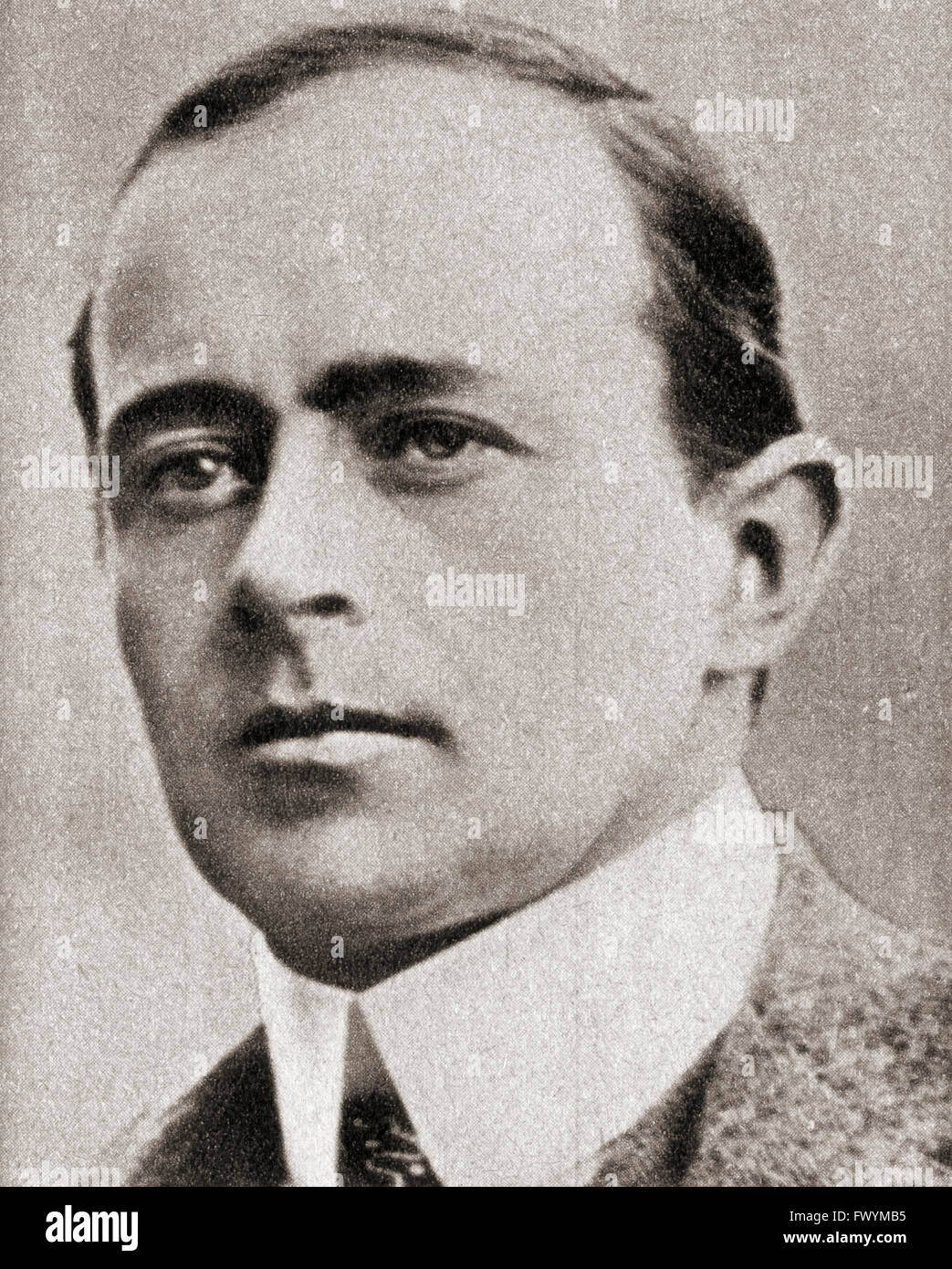 Il capitano Robert Falcon Scott, 1868 - 1912. Inglese Royal Navy officer e explorer che ha portato due spedizioni in Antartide regioni: la scoperta Expedition, 1901-1904, e la sfortunata Terra Nova Expedition, 1910-1913. Foto Stock