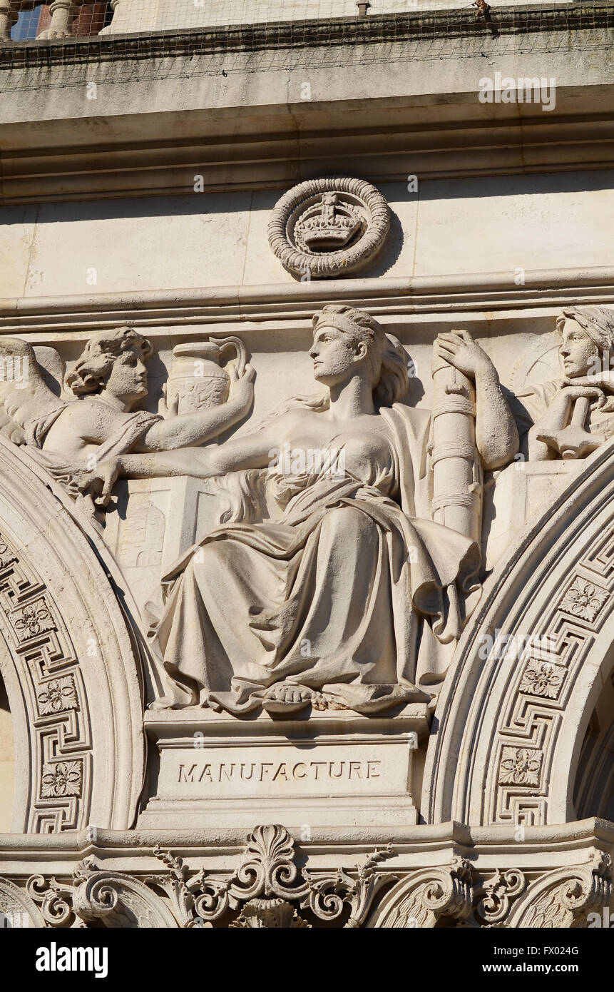 Il Foreign and Commonwealth Office occupa un edificio che originariamente previsti locali per quattro distinti dipartimenti governativi, Londra Foto Stock