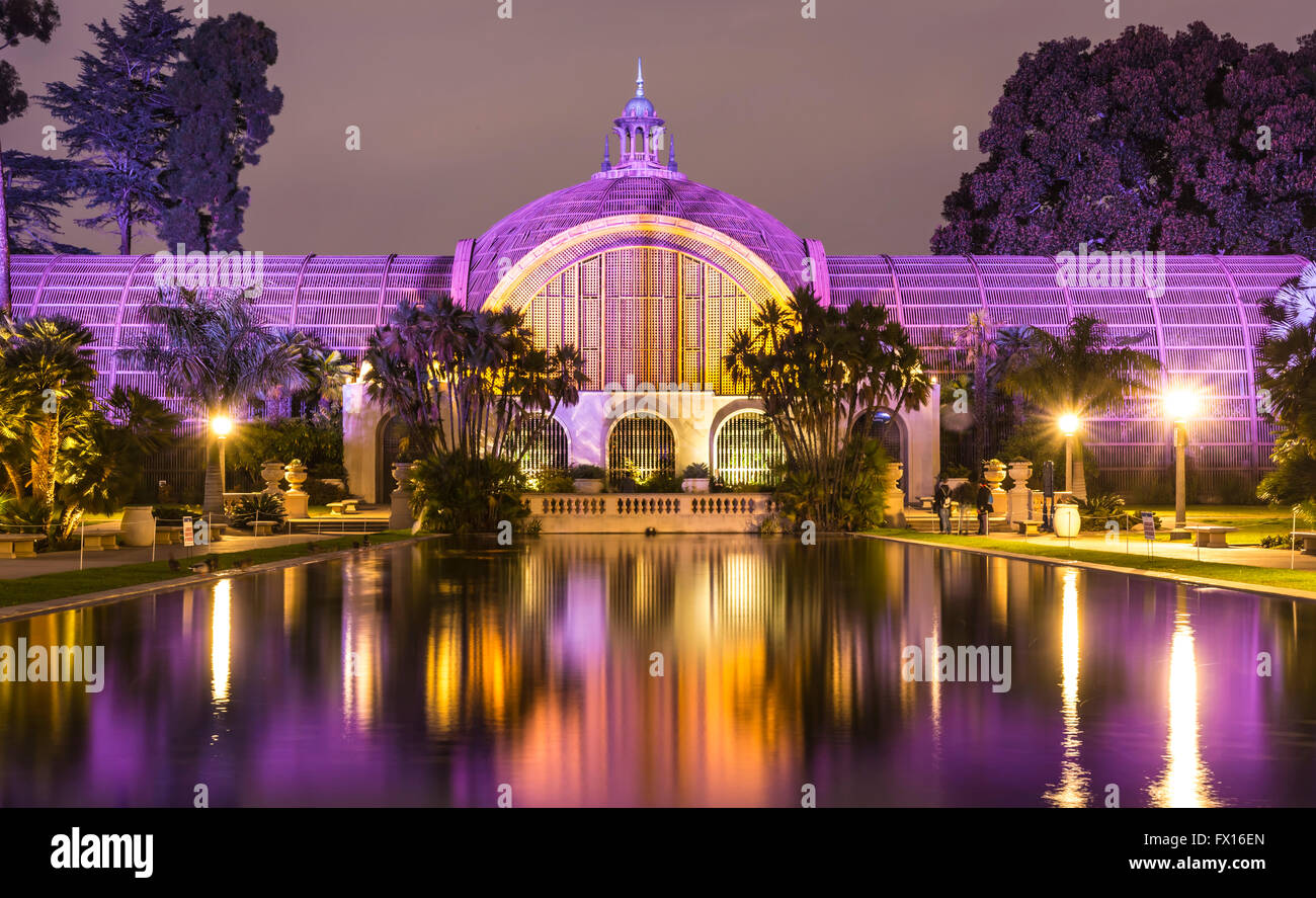 Balboa Park Botanical Garden building in san diego ca Foto Stock