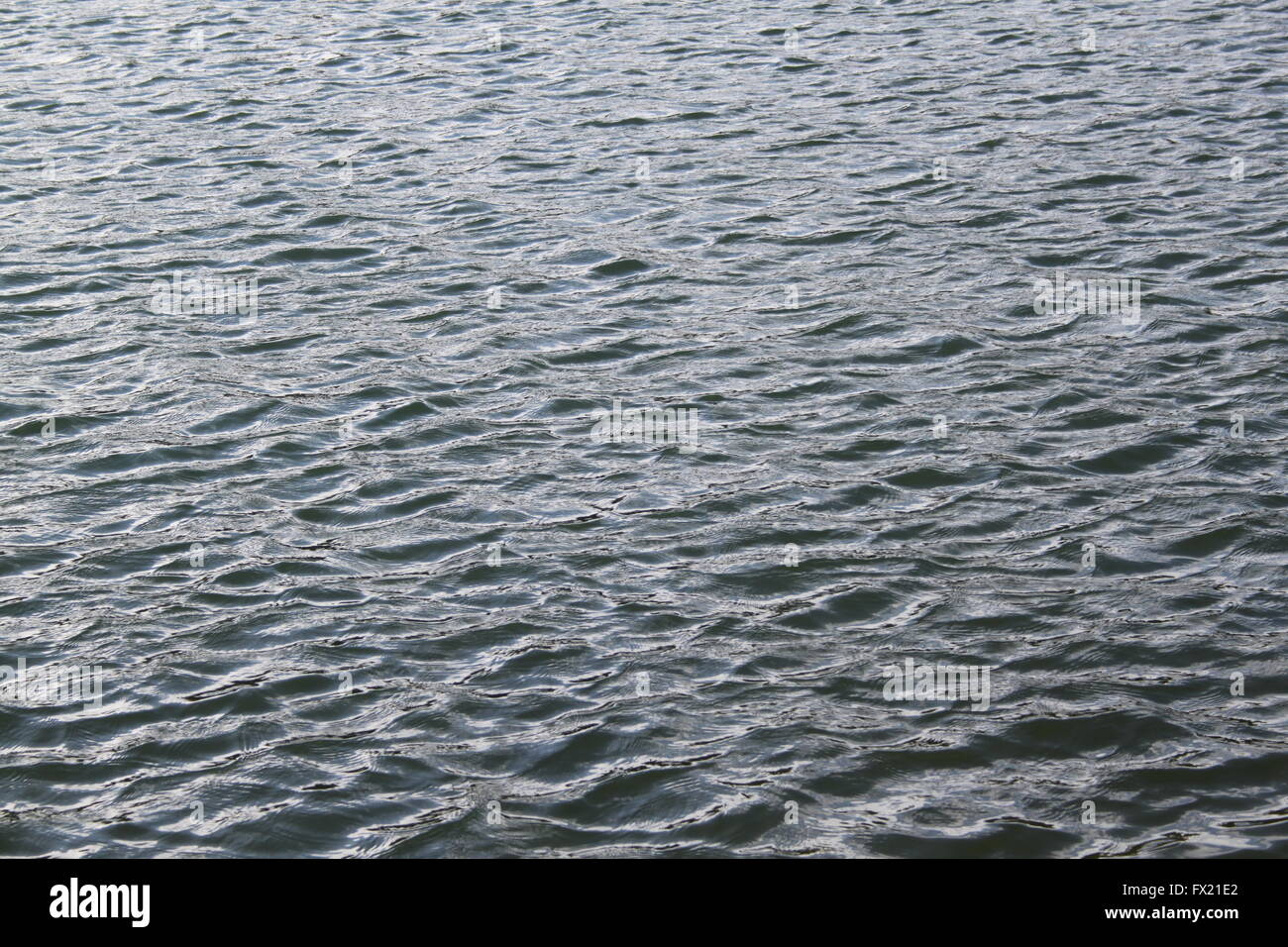 Acqua increspata o sfondo texture Foto Stock