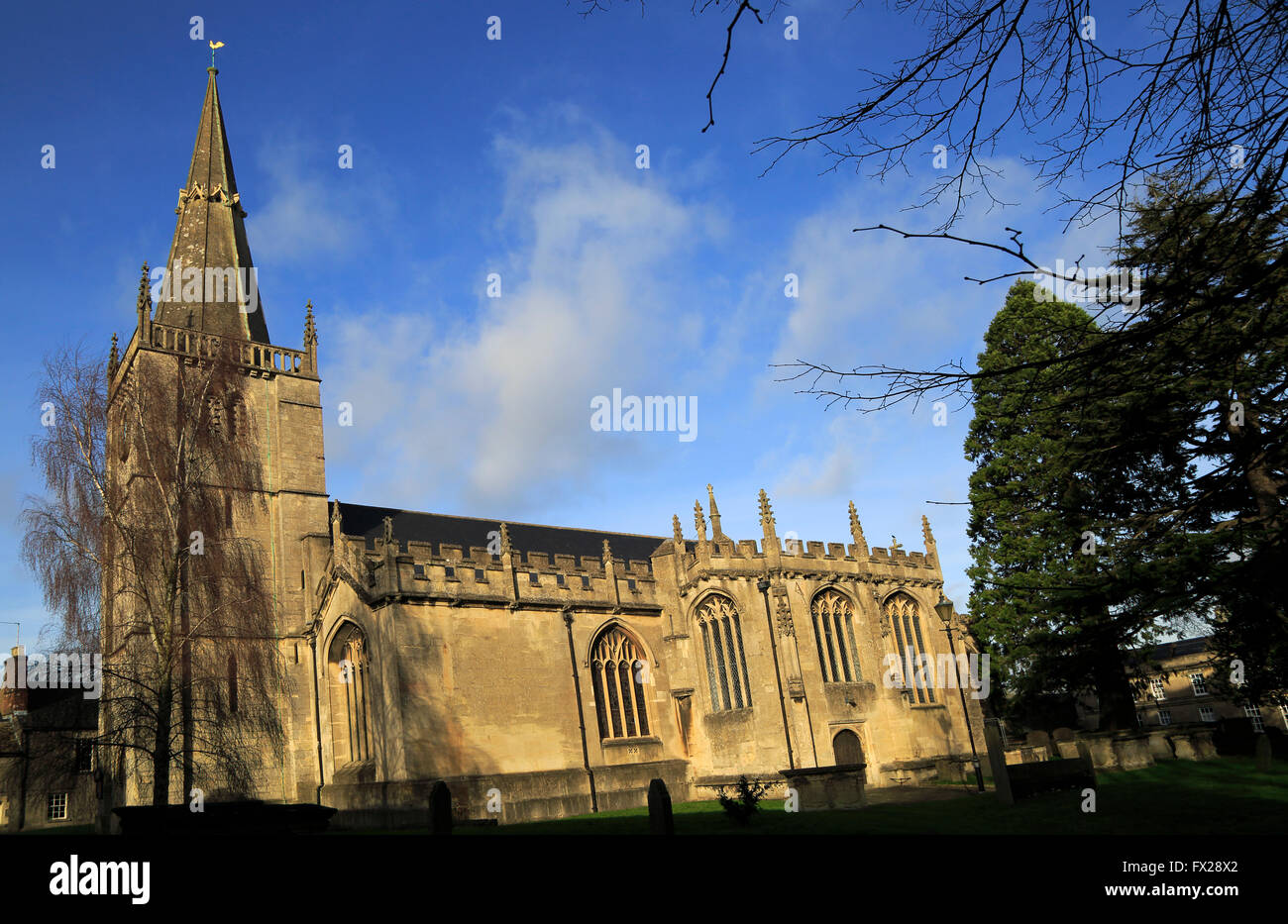 Chiesa di Sant'Andrea, Chippenham, Wiltshire, Inghilterra, Regno Unito Foto Stock