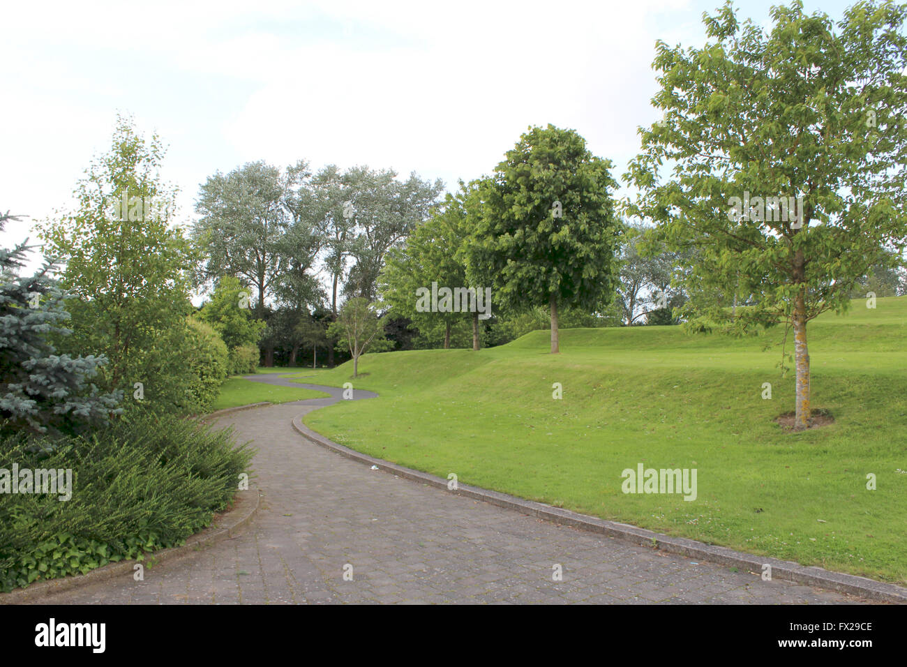 Carlow Town Park, Irlanda Foto Stock