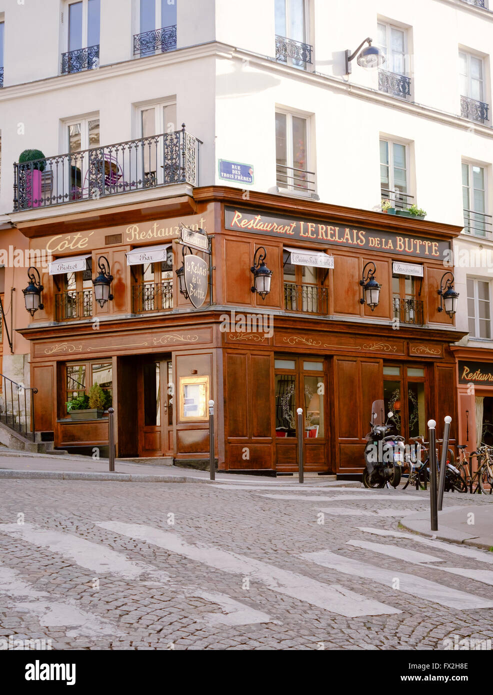 Il ristorante di Montmartre Foto Stock