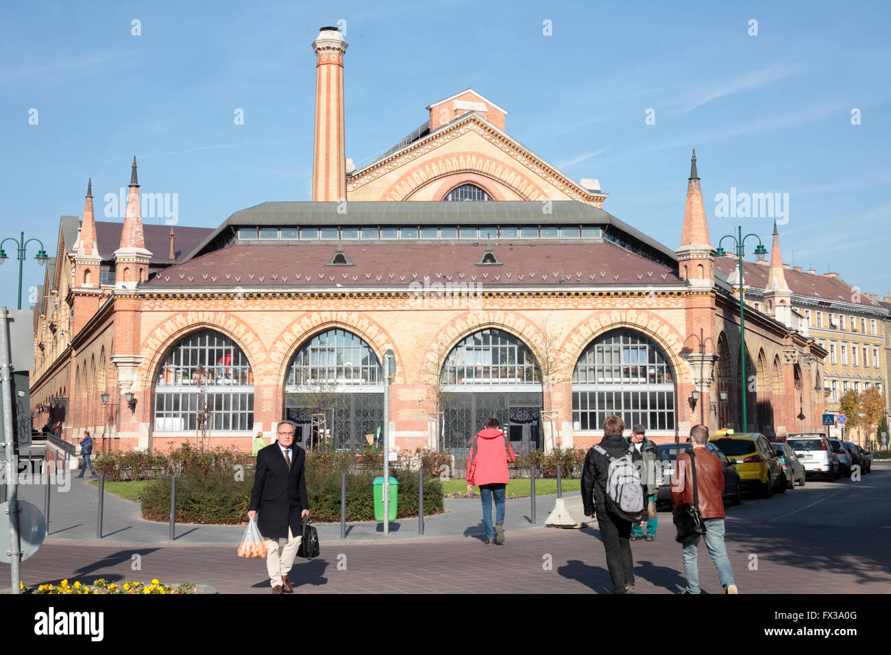 Mercato Grande Hall o mercato centrale, Budapest, Ungheria Foto Stock