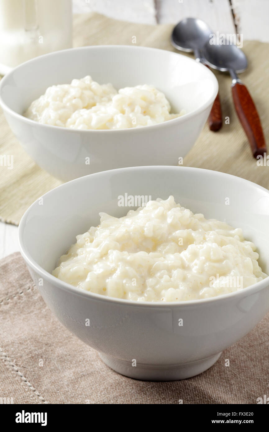 Budino di riso Foto Stock