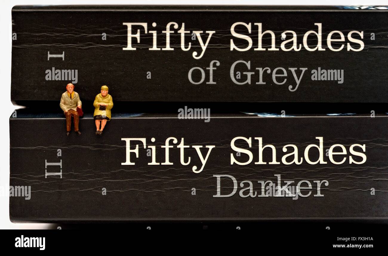 I migliori venditori cinquanta sfumature di grigio e una cinquantina di tonalità più scura Foto Stock