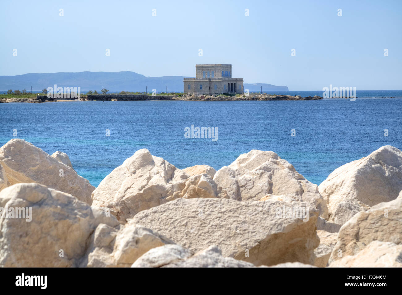 Casina Nasi, Trapani, Sicilia, Italia Foto Stock