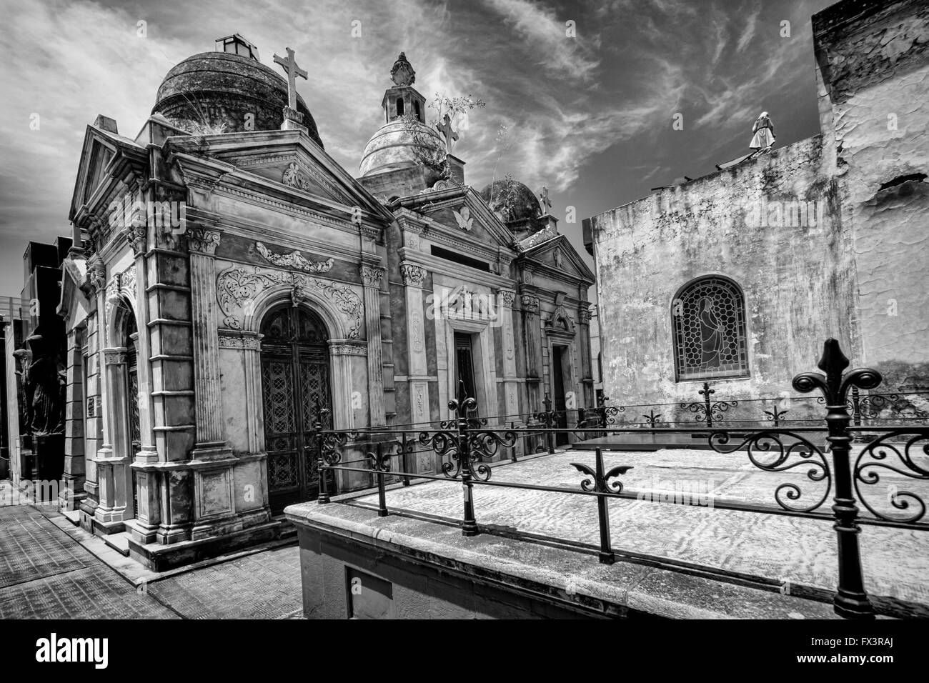 Il cimitero di Recoleta buenos aires argentina Foto Stock