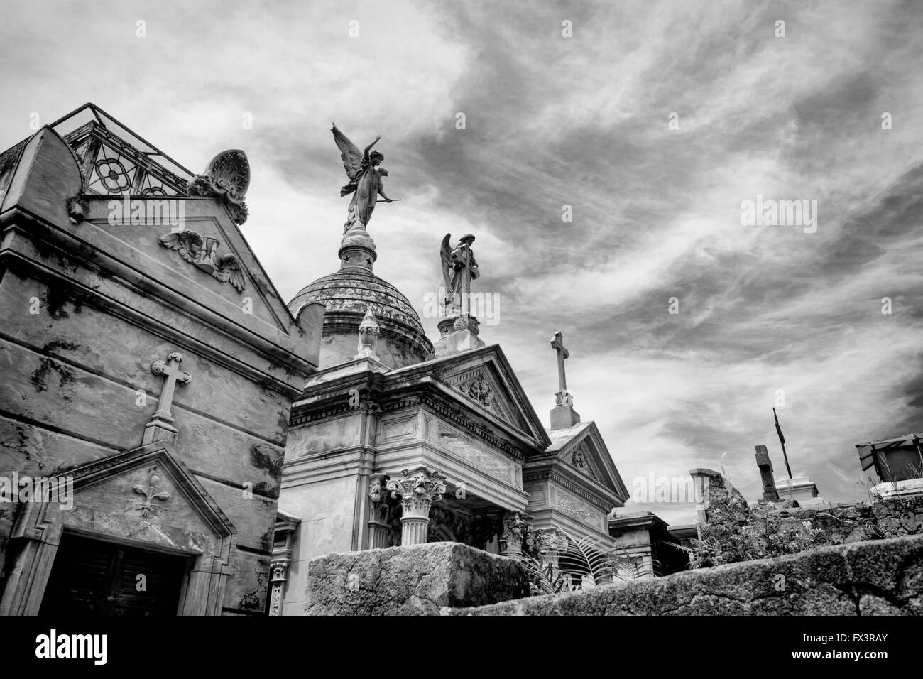 Il cimitero di Recoleta buenos aires argentina Foto Stock