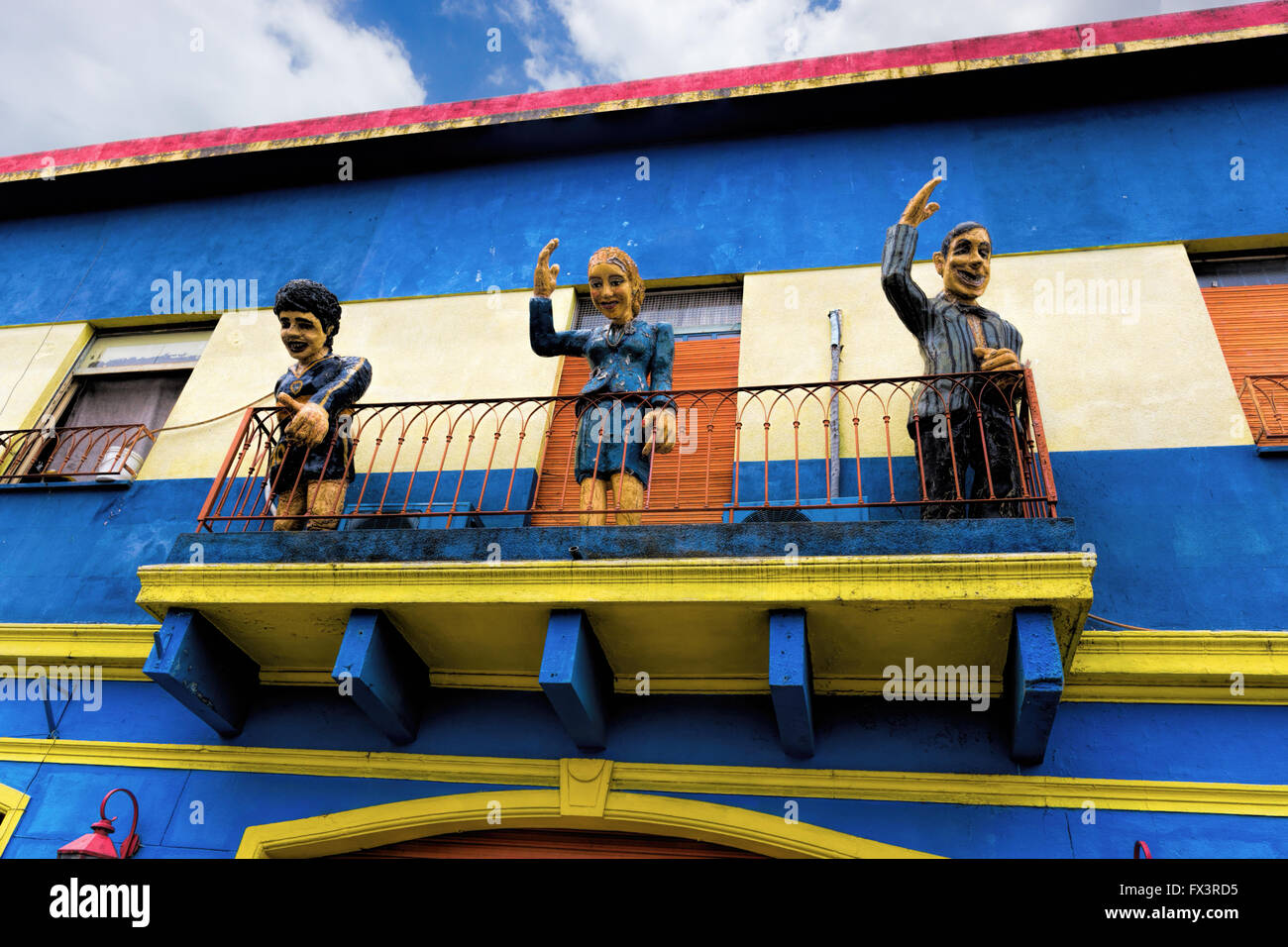 Case in Caminito, La Boca, argentina Foto Stock