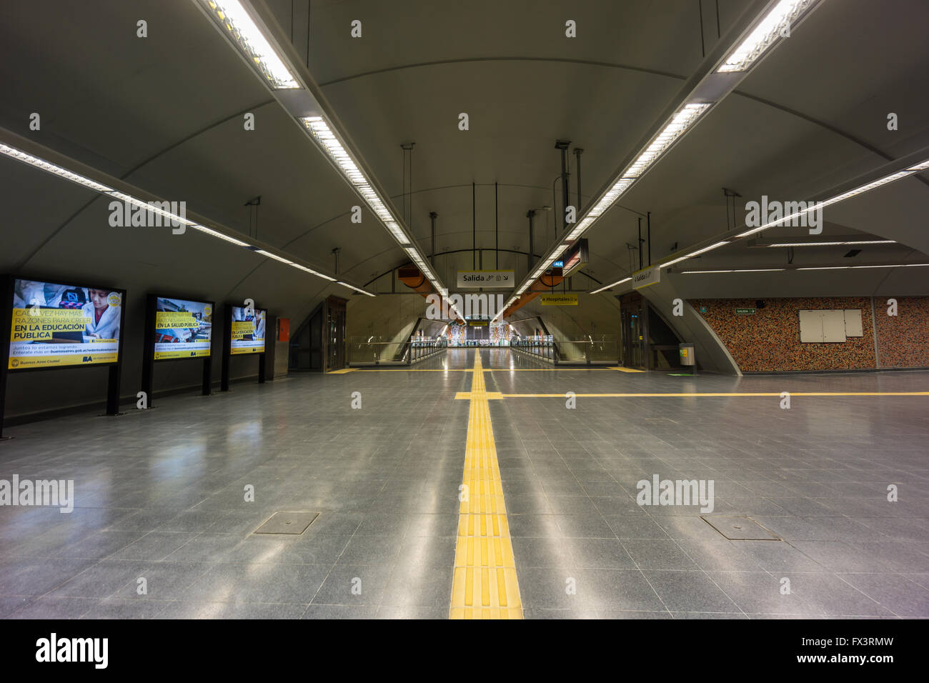 Stazione della metropolitana Foto Stock