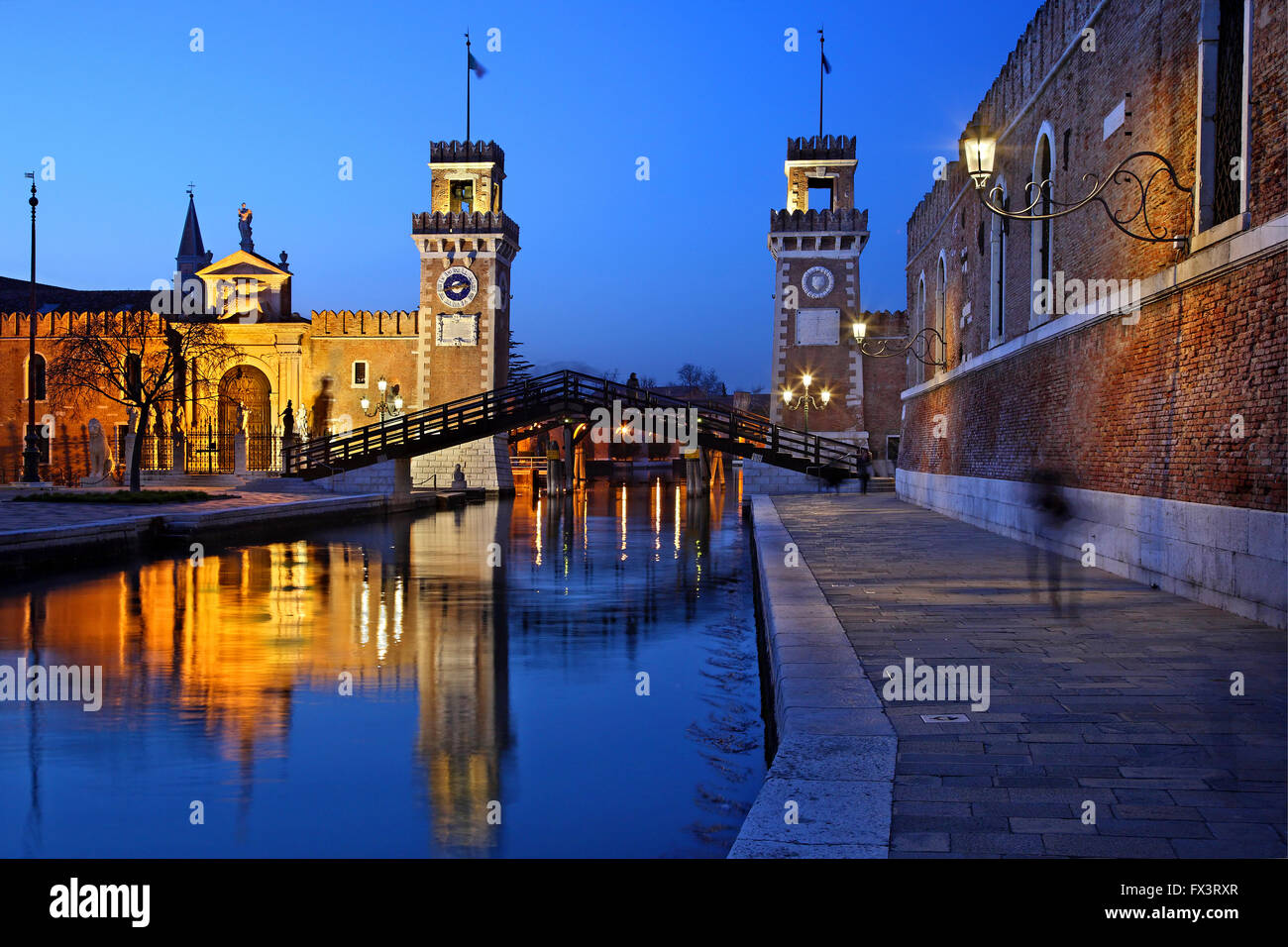 L'Arsenale (cantieri navali), Sestiere di Castello, Venezia (Venezia), Italia. Foto Stock