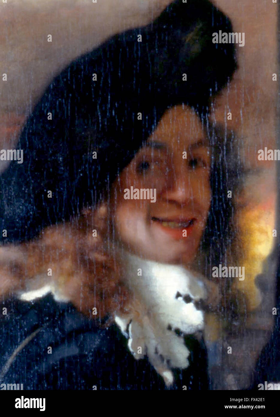 Mulher Vermeer Deitada Na Cama Antiga Da Copa Imagem de Stock - Imagem de  vestido, roupa: 164335627