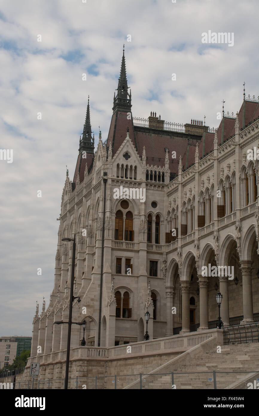 Il palazzo del parlamento a Budapest, Ungheria Foto Stock