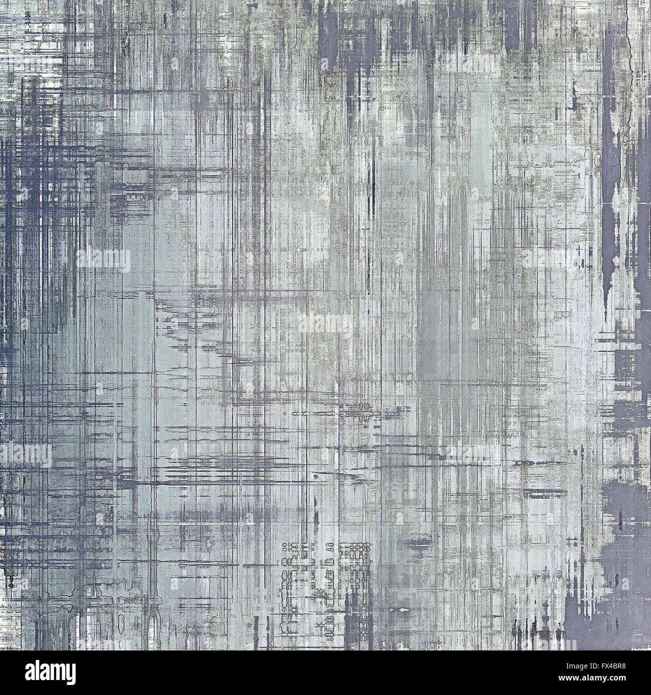 Grunge texture con elementi decorativi e diversi schemi di colore: Marrone; grigio; nero Foto Stock