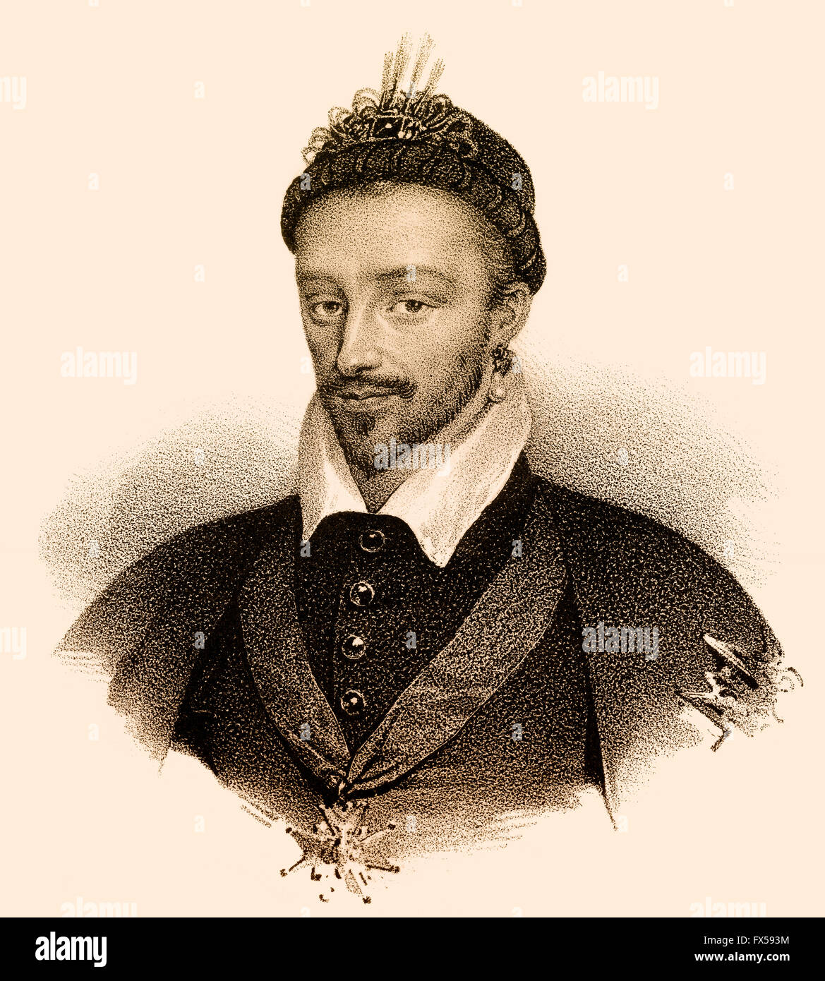 Enrico III, Henri III, Heinrich III., 1551-1589, Monarch del Commonwealth Polish-Lithuanian, re di Francia Foto Stock