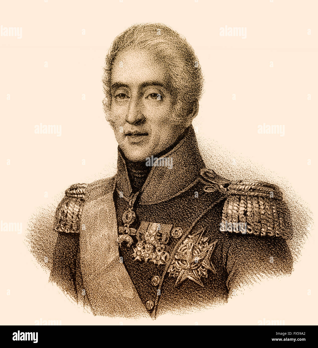 Carlo X Philippe, Karl X. Philipp, 1757-1836, Conte di Artois, re di Francia Foto Stock