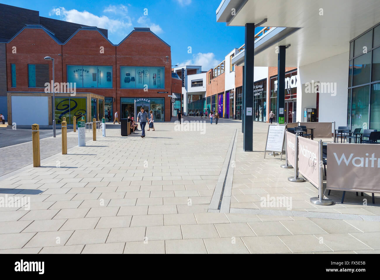 Centro commerciale sviluppo del mercato vecchio Hereford REGNO UNITO Foto Stock