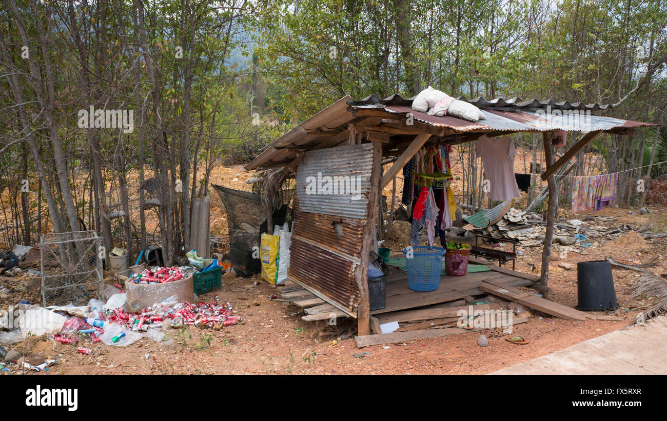 Mare Villaggio Zingaro su Koh Lanta, Thailandia Foto Stock