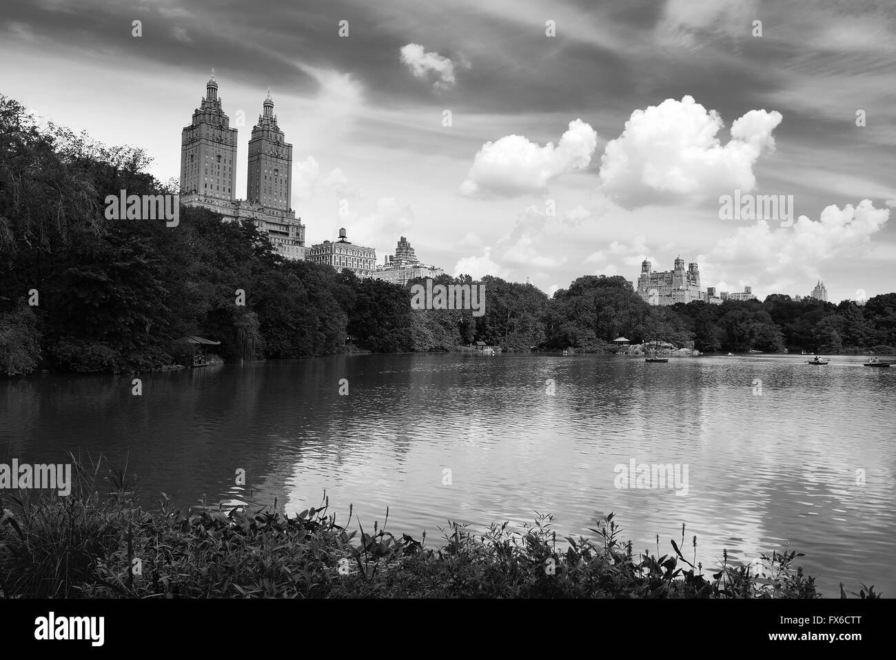 Central Park molla in Midtown Manhattan New York City Foto Stock