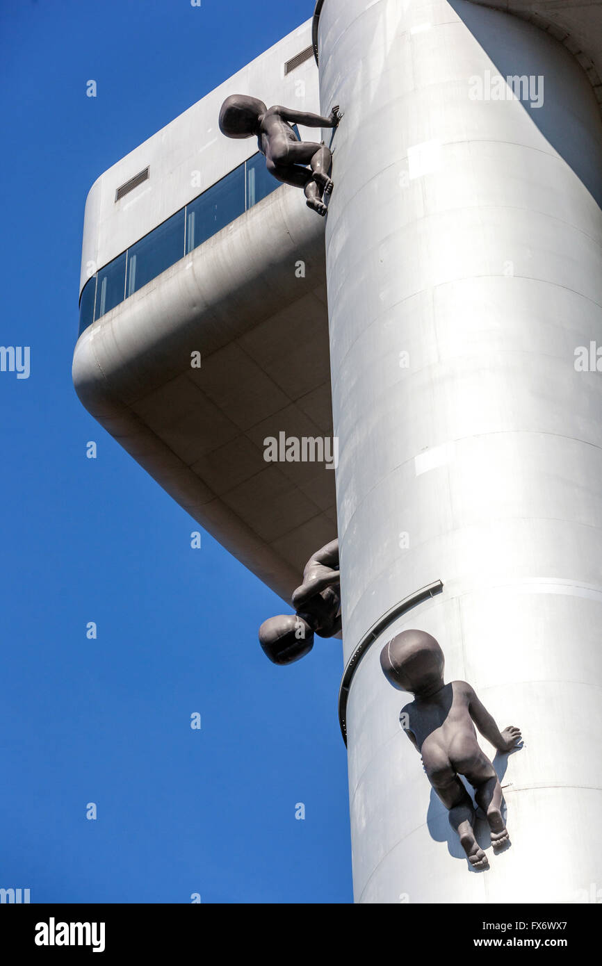 Zizkov Tower, Praga, Repubblica Ceca Foto Stock