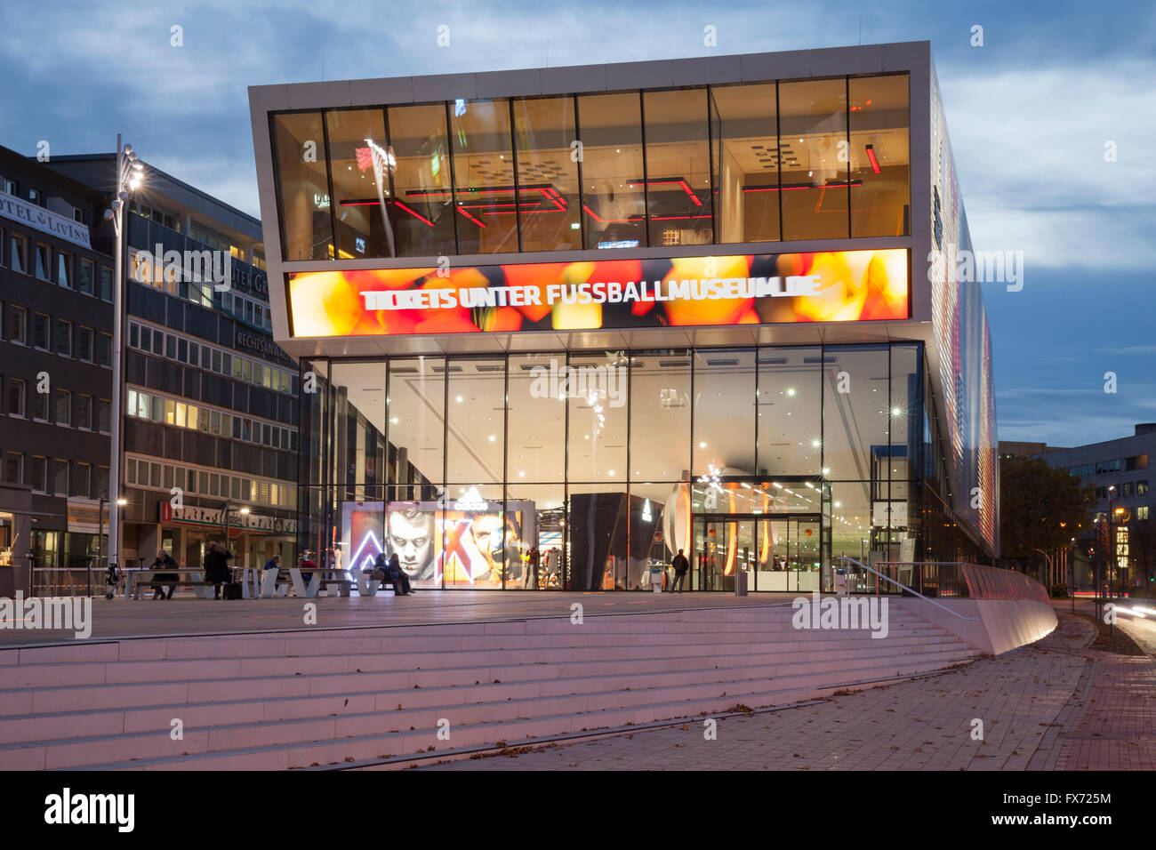 Il calcio tedesco Museo, Dortmund, distretto della Ruhr, Nord Reno-Westfalia, Germania Foto Stock