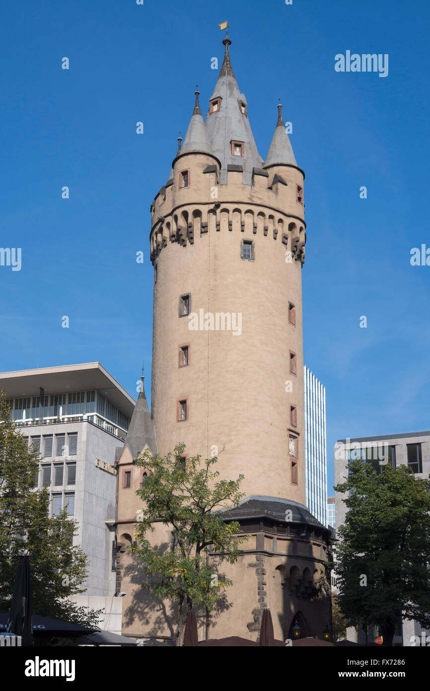 Eschenheimer Tor, ex city gate, Frankfurt am Main, Hesse, Germania Foto Stock
