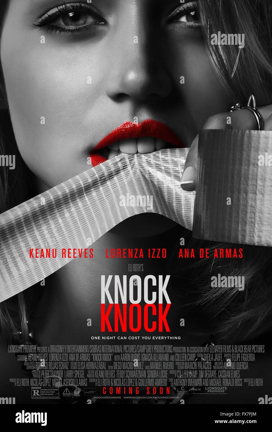 Knock Knock Anno : 2015 Cile / USA Direttore : Eli Roth Ana de Armas poster (USA) Foto Stock