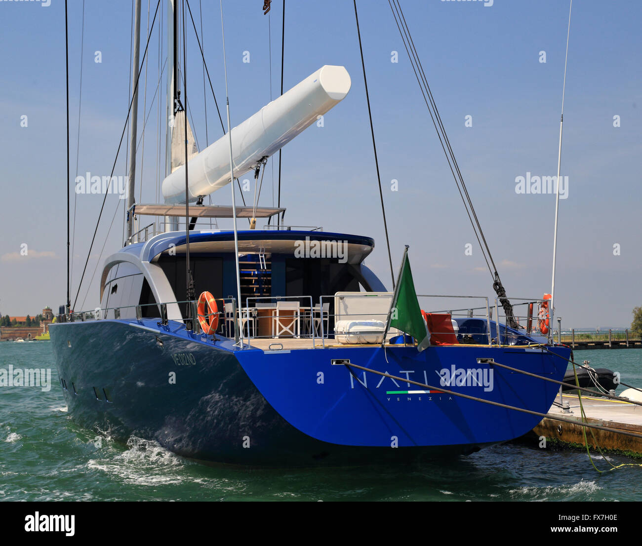 Sailing yacht Nativa costruita da Arzanà Navi Foto Stock