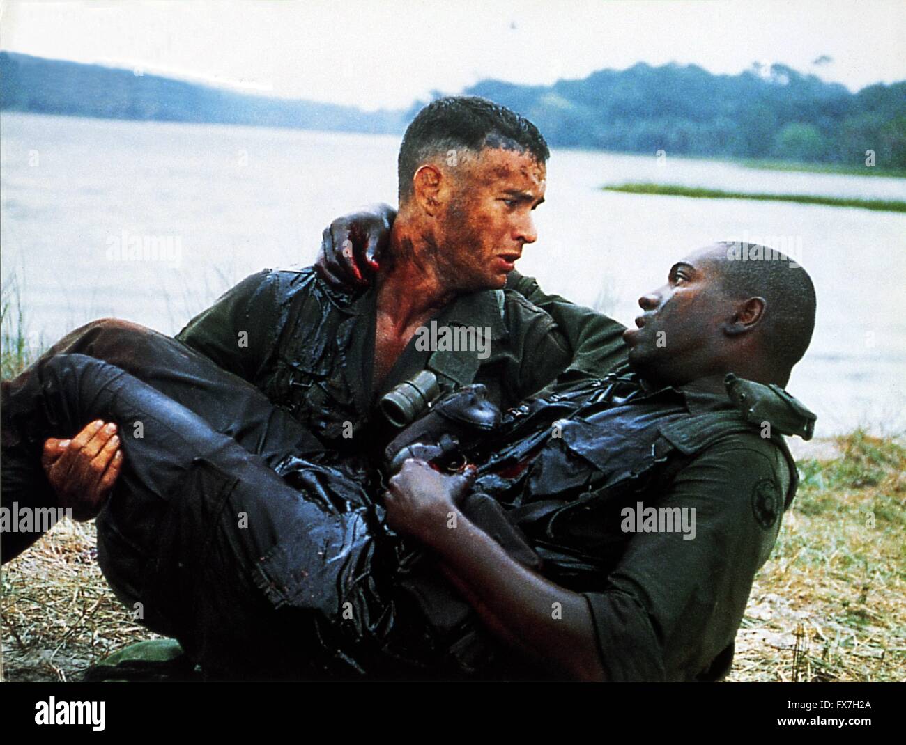 Forrest Gump Anno : 1994 USA Direttore : Robert Zemeckis Mykelti Williamson, Tom Hanks Foto Stock