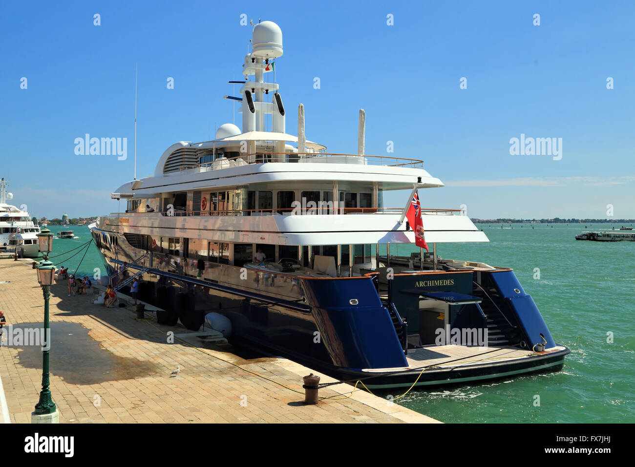 Super lusso mega yacht di Archimede, IMO 1009637 Foto stock - Alamy