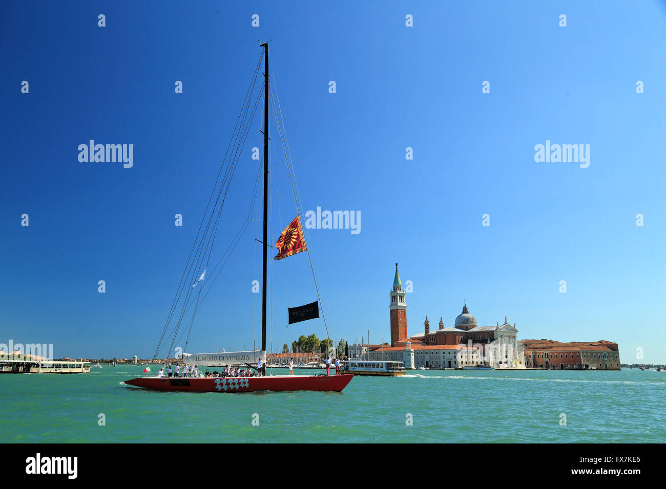 Yacht a vela Il Moro di Venezia Foto Stock