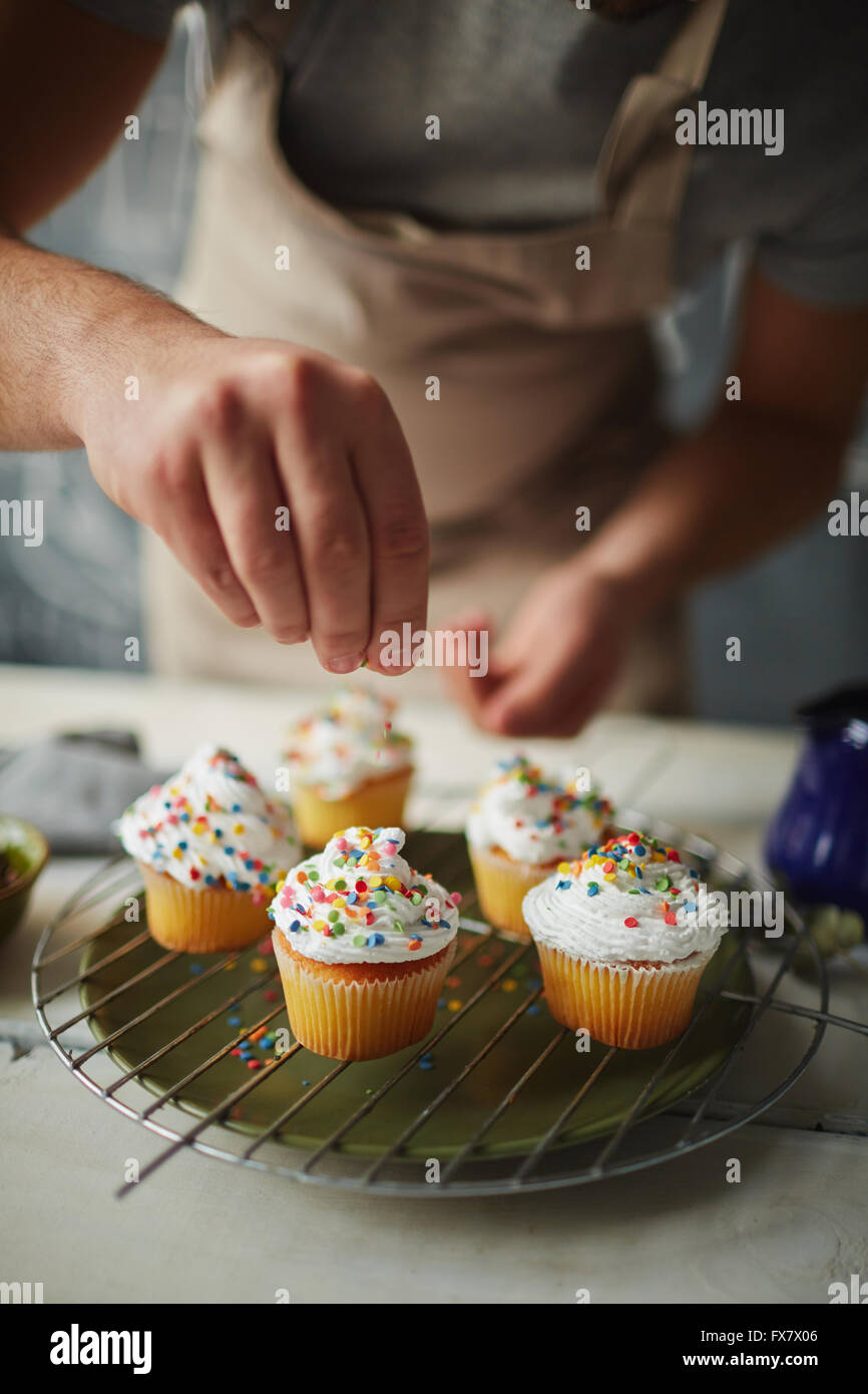 La creatività in cucina Foto Stock
